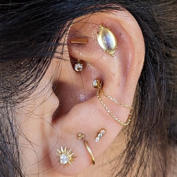 Threadless Gem Bar Ends - Picture 2 of 3